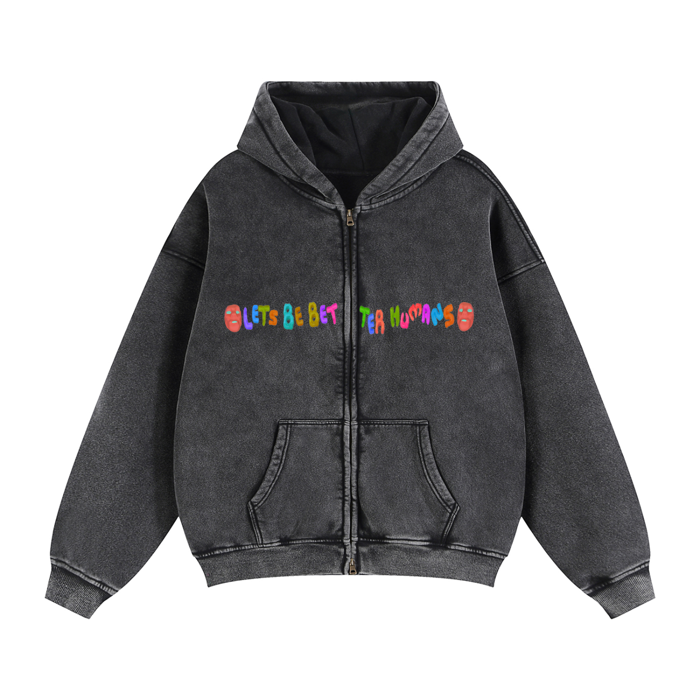 KOE+ZAN Grid man Hoodie