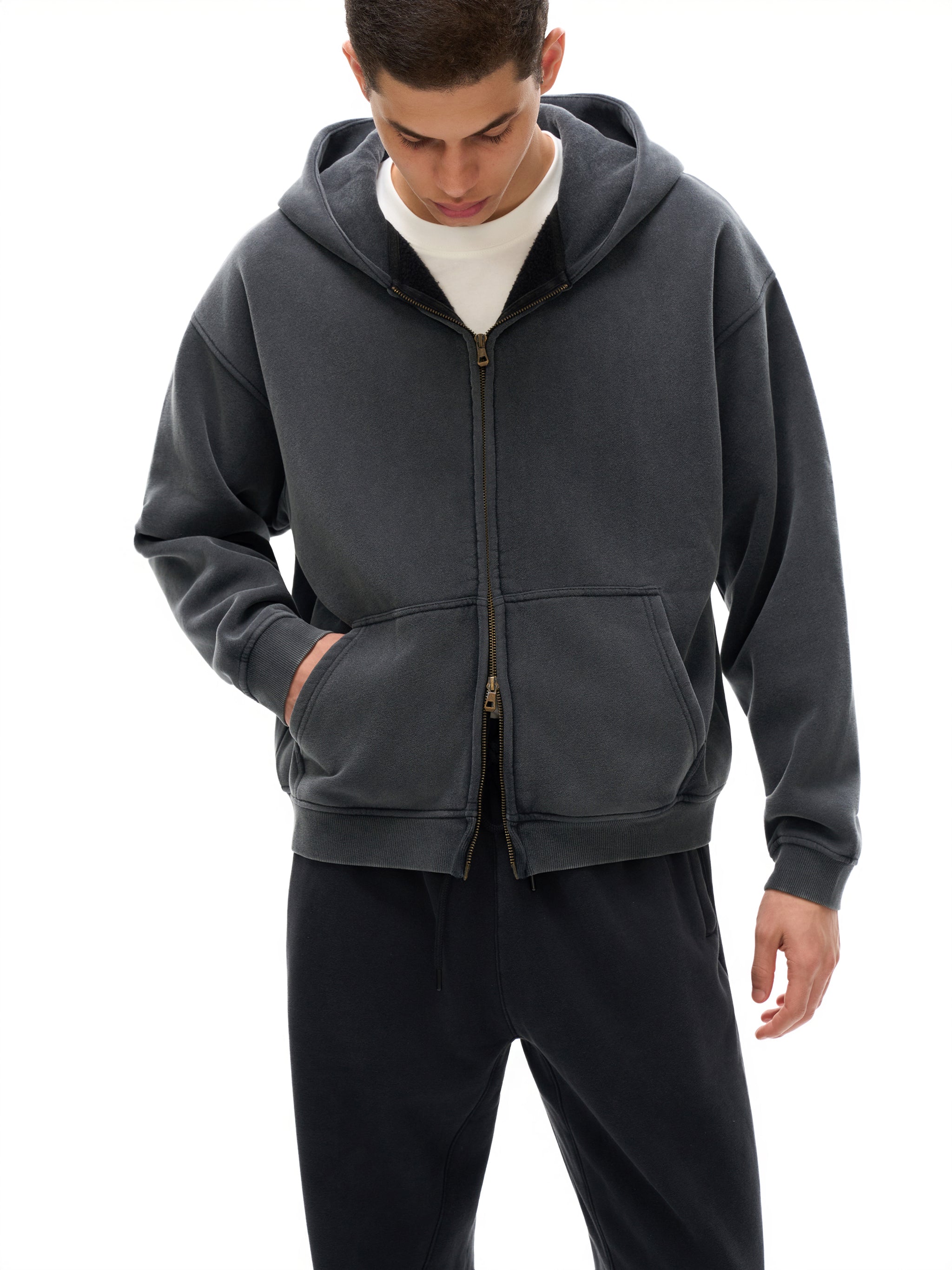 KOE+ZAN Grid man Hoodie